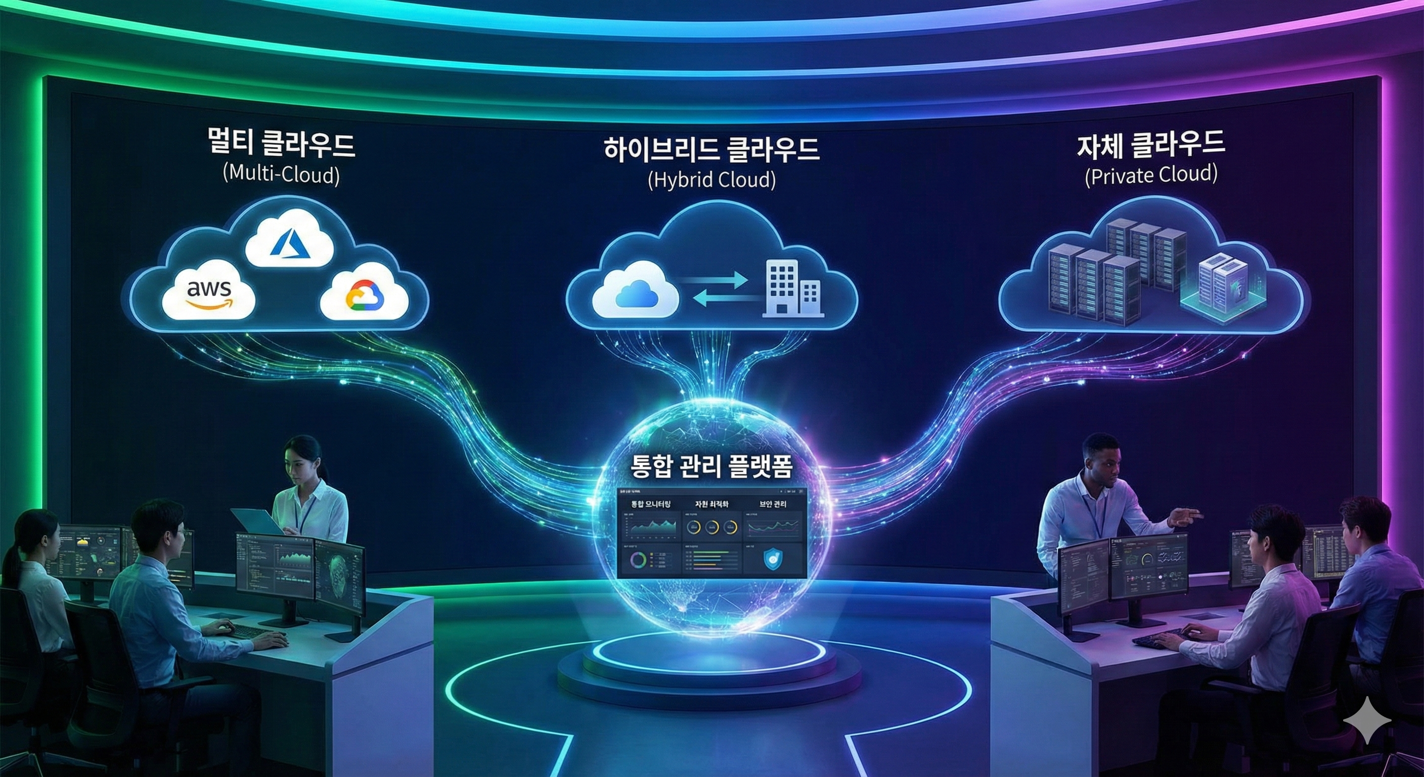 멀티,하이브리드 클라우드 통합 역량