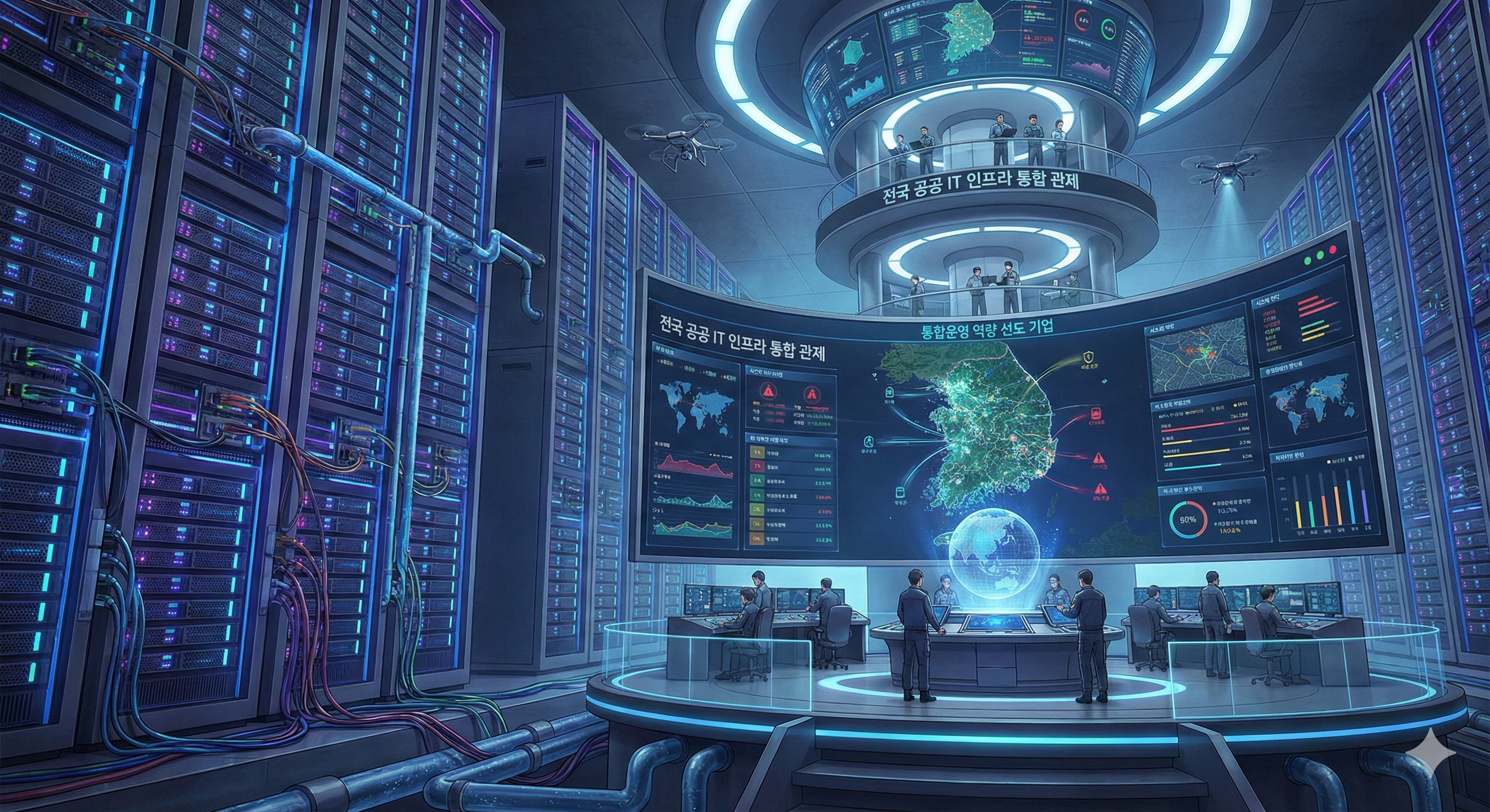 초대형 공공 IT 인프라 통합운영 역량